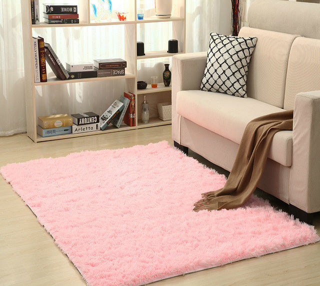 Super Soft Silk Wool Rug