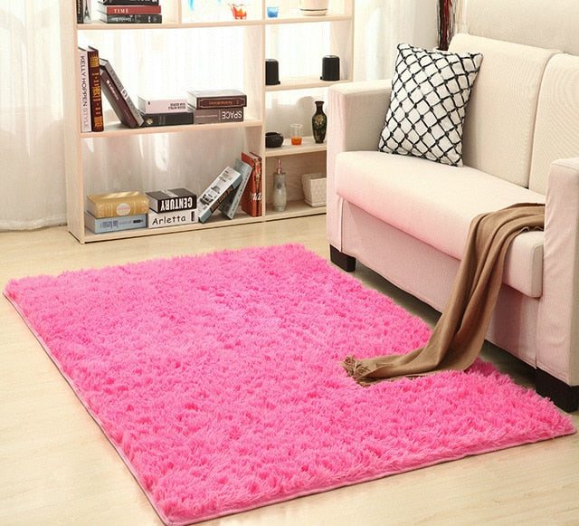 Super Soft Silk Wool Rug