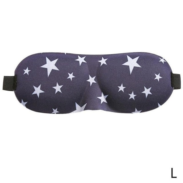 3D Sleep Mask Natural Sleeping Eye Mask Eyeshade Cover Shade Eye Patch Women Men Soft Portable Blindfold Travel Eyepatch 1Pcs