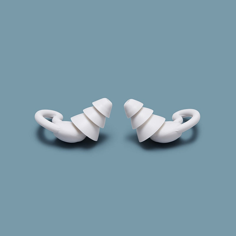 Silicone Sleeping Ear Plugs Sound Insulation Ear Protection Earplugs Anti-Noise Plugs for Travel Silicone Soft Noise Reduction