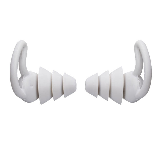 Silicone Sleeping Ear Plugs Sound Insulation Ear Protection Earplugs Anti-Noise Plugs for Travel Silicone Soft Noise Reduction