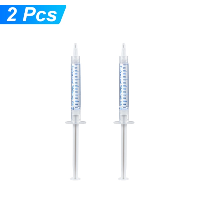 Dental Bleaching Teeth Whitening Kit with Teeth Whitening LED Accelerator Light Peroxide Gel Pen Tooth Whitener Dental Tools